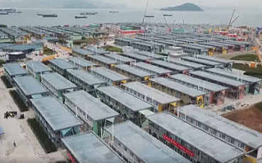Ayuda a Hong Kong para combatir la epidemia 丨Guangya Aluminium asiste en la construcción de los proyectos de aislamiento comunitario de Penny's Bay y Kai Tak en Hong Kong